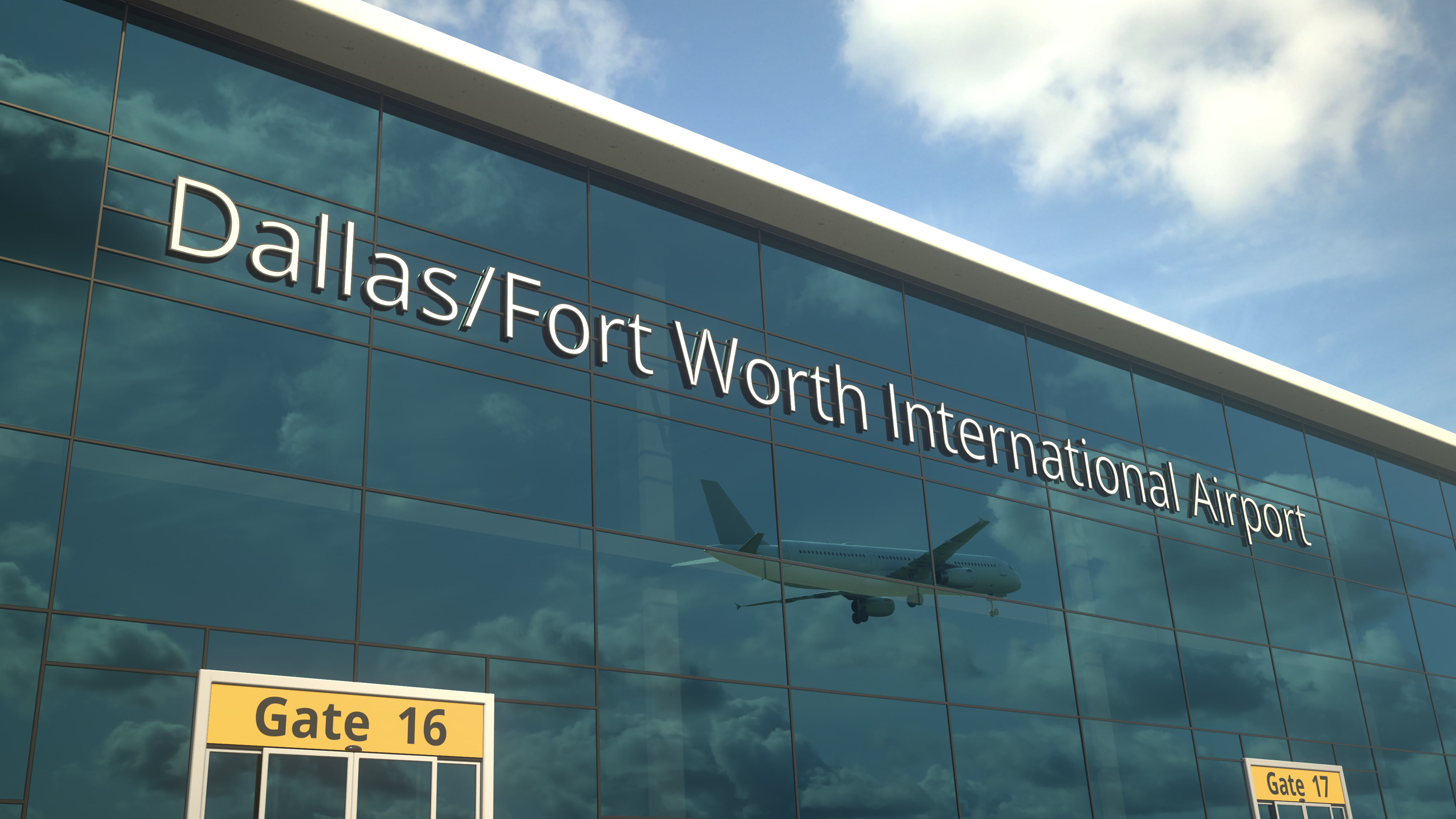 Dallas Fort Worth Airport Rental Car Center rendering